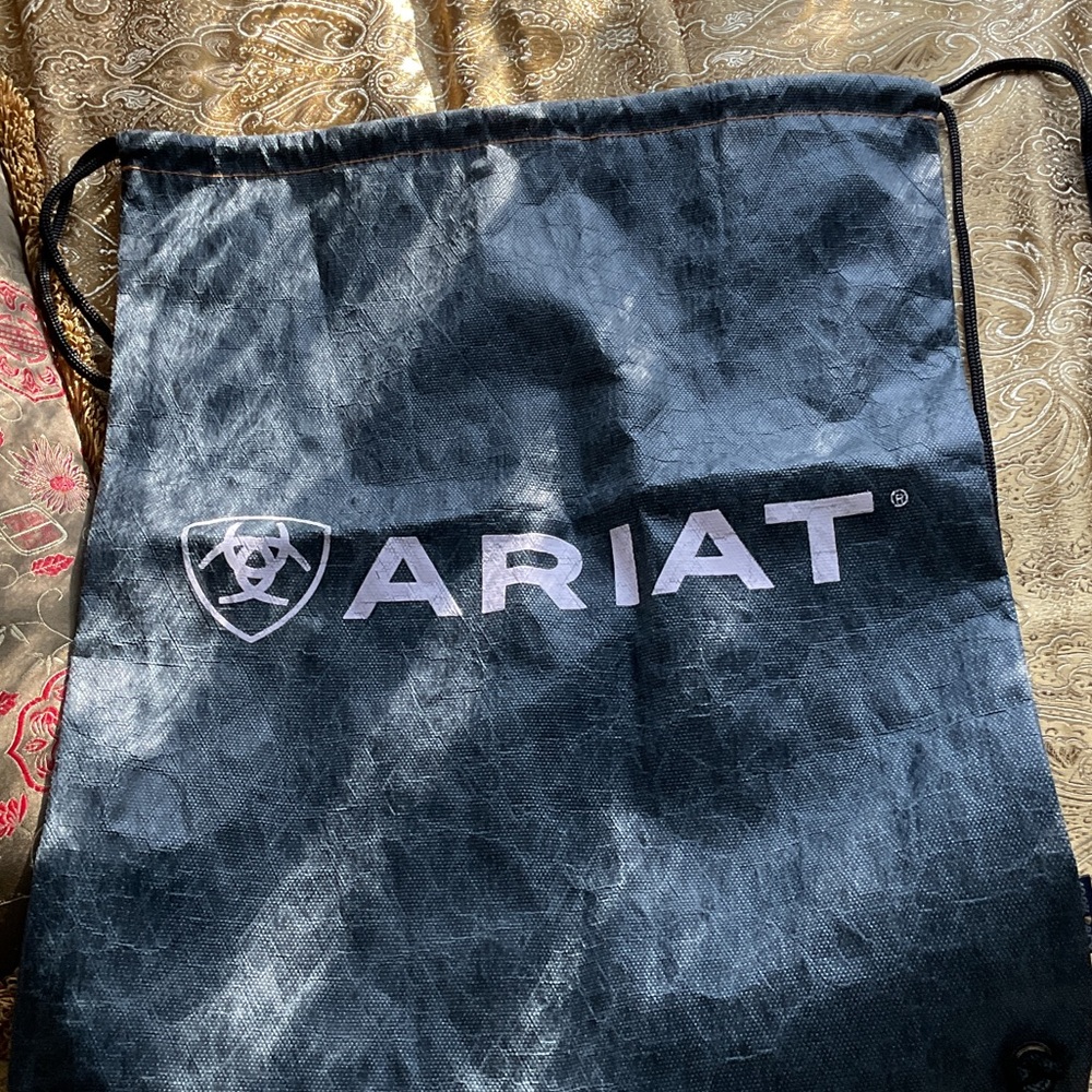 Ariat logo drawstring backpack